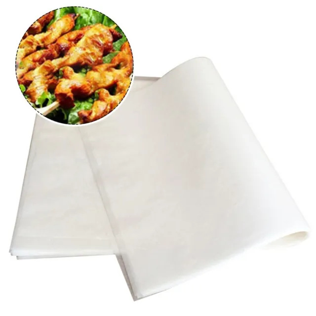 100pz Carta pergamena impermeabile e antiaderente per cottura e barbecue