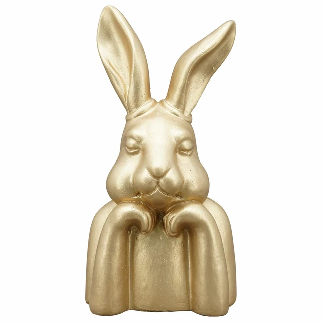 Lepre Aurum - Oro - Cemento - 11,5x8x21,5 CM