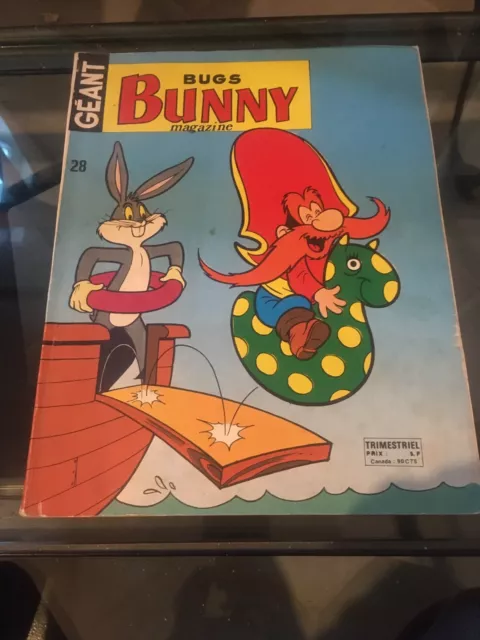 BD bugs bunny magazine n°28 editions sagedition de 1976