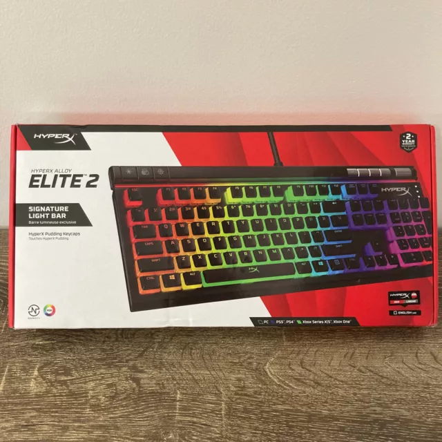 HyperX Alloy Elite 2 RGB USB Mechanical Gaming Keyboard | Brand New & Sealed