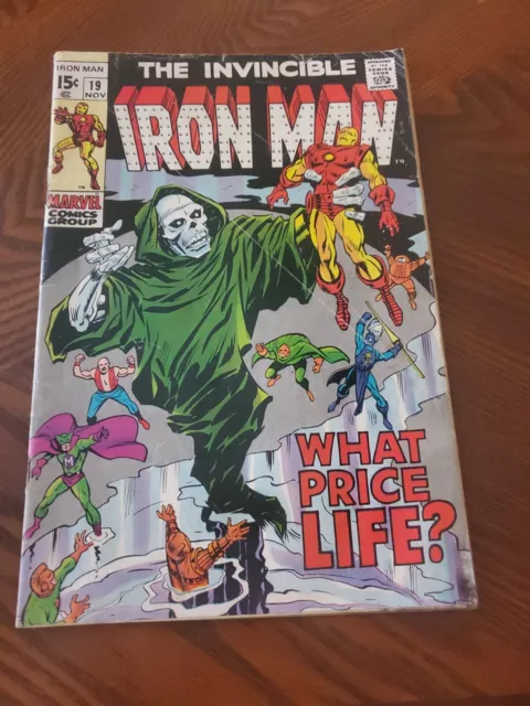 Marvel Comics group #19 The Invincible Iron Man What Price Life (B2)