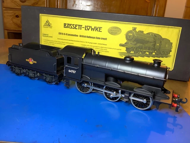 Bassett Lowke O Gauge 2 or 3 Rail DC BR Black 0-6-0 J39 Class Locomotive 64757