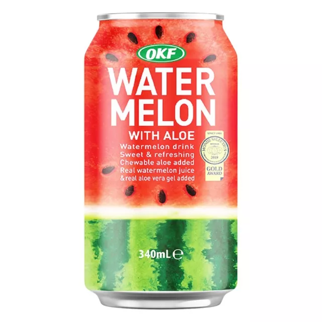 OKF Watermelon Aloe Drink 340ml*5ea/Hydration/Fat Free/Healthy Fruit Juice/Diet
