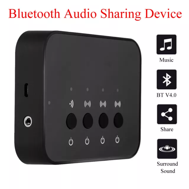 BW-107 WIRELESS STEREO Bluetooth V4.0 Audio Adapter Music Sharing