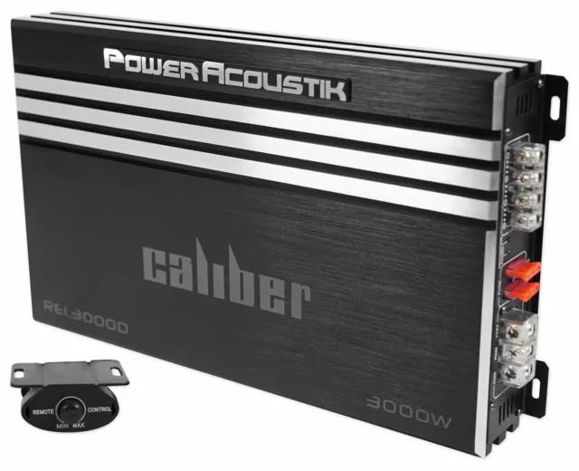 Power Acoustik RE1-3000D 3000 Watt Monoblock Car Audio Stereo Amp Mono Amplifier