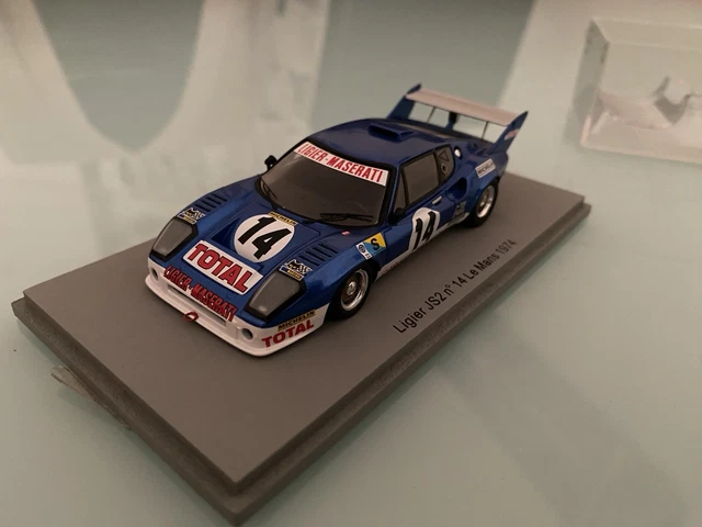 Diecast model cars Ligier JS3 1/43 Spark RHD No.24 24h Le Mans 1971 Diecast model cars Ligier JS3 1/43 Spark RHD No.24 24h Le Mans 1971