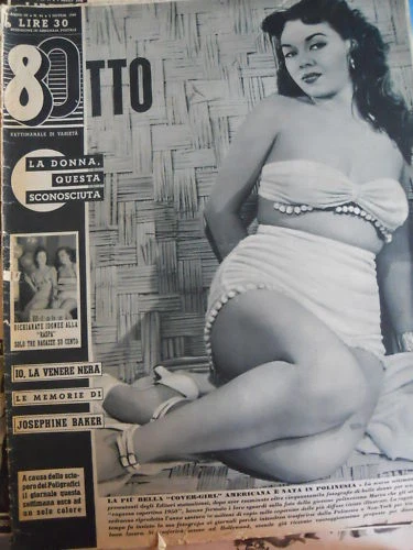 8 Otto settimanale varietà 44 1949 - Josephine Baker