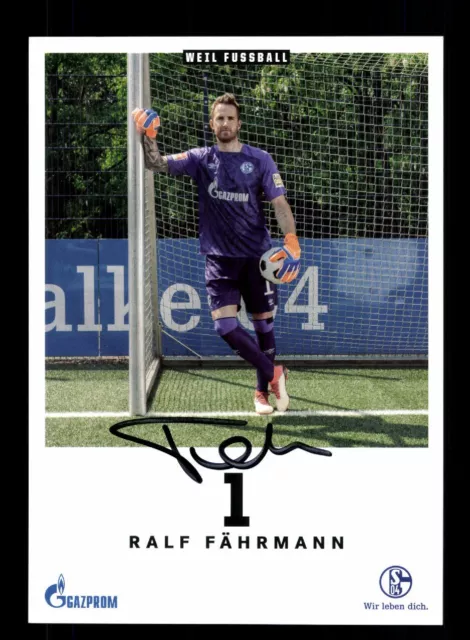 Ralf Fährmann Autogrammkarte FC Schalke 04 2018-19 Original Signiert