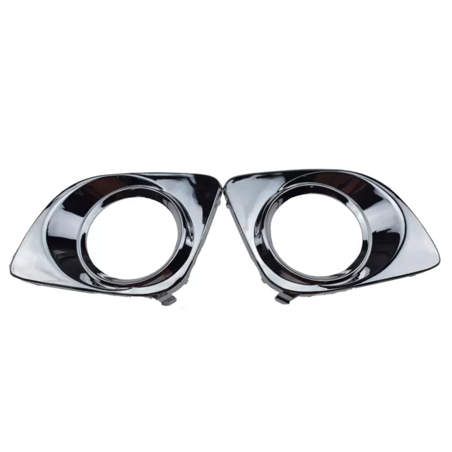 Chrome Fog Light Trim Cover Pair 521270T010 Left & Right For Toyota Venza