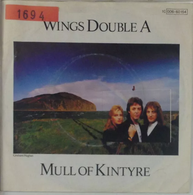 7 " Single - Wings - Mull of Kintyre - s323 - Washed & Cleaned