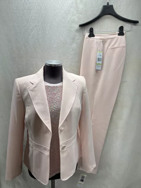 Lesuit Pant Suit/Light Pink/Size 16/Inseam 32"/New With Tag/Retail$240/