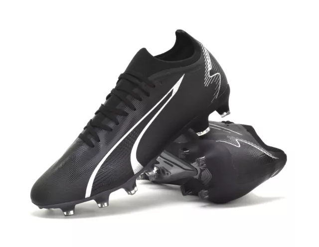 PUMA ULTRA PLAY FG AG Mens Football Boots Firm Ground 4G Fixed Studs Black 39.90 PicClick UK