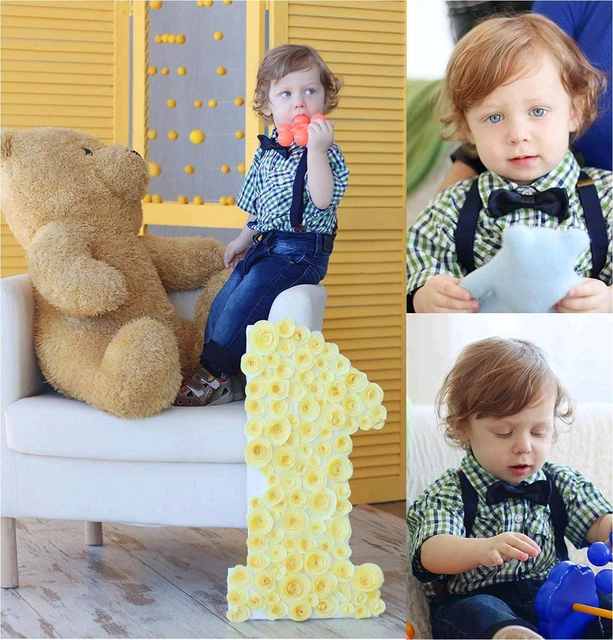 CD Kids, Toddlers Suspender and Bow Tie Set, Adjustable Set, Mint Blue, Size