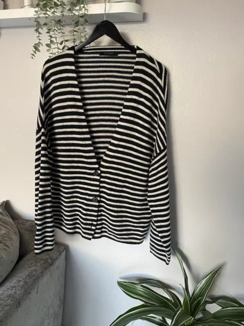 ALL SAINTS WASSON Pirate Lightweight Cardigan Chalk White XS RRP 119 79.99 PicClick UK