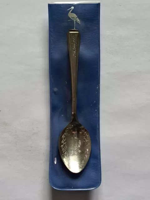 A HRH Prince William of Wales silver plated commemorative spoon