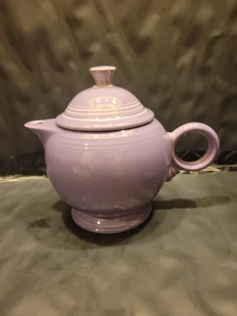 Fiestaware Fiesta Purpe  Lilac Lavender Teapot and Lid (Intro 1993) Retired