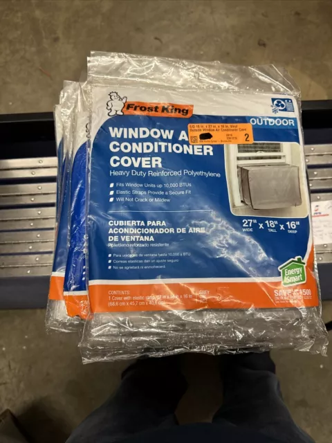 Frost King AC2 Outside Window Air Conditioner Cover, 27x18x16 Inches, Gray