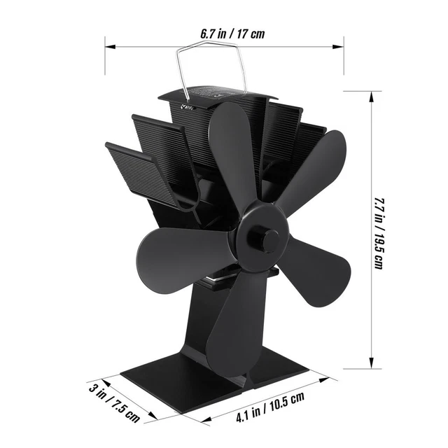 Wood Stove Accessories Wood Stove Fan Heat Powered Fireplace Fan