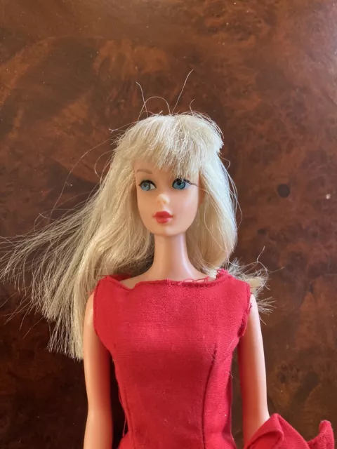 Vintage Barbie Doll & Genuine Barbie Label Clothes - Good Condition