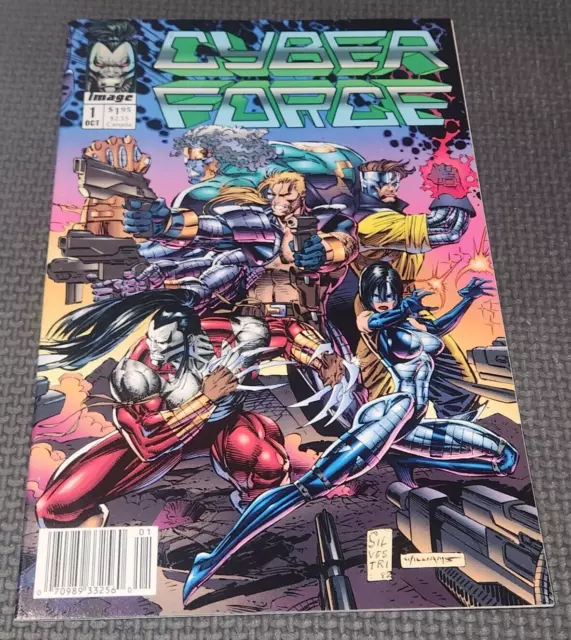 CYBERFORCE #1 (1992) Newsstand Variant Silvestri 1st Appearance Image Comics