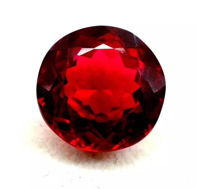 25.74+ Ct Natural Certified BURMA Pigeon Blood Red Ruby Unheated Loose Gemstone