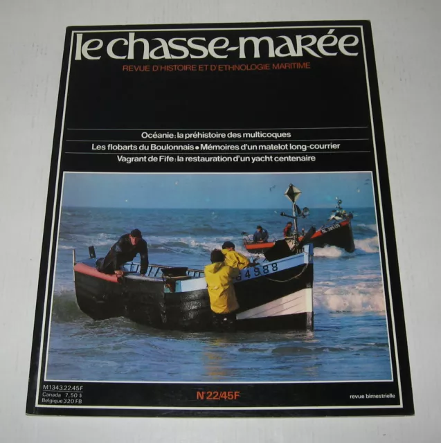 Le Chasse Maree N° 22,1986,Tbe,Histoire Maritime,Multicoques Oceanie,Flobarts...