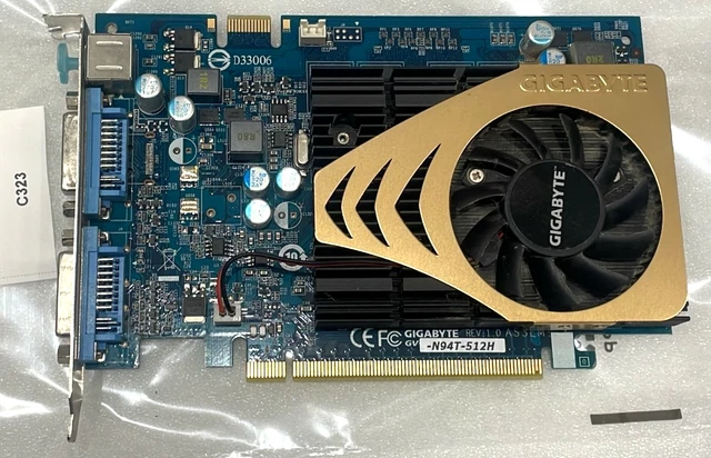 Carte Graphique ZOTAC GeForce 9400 GT 512 Mo - Connecteurs VGA Et DVI - Occasion
