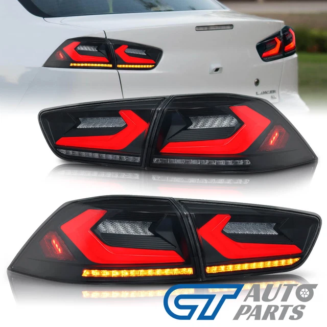 SMOKE 3D V4 LED Tail lights for 07-18 Mitsubishi Lancer CJ EVO X VRX ...