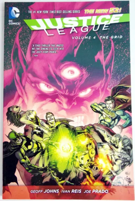 DC Comics Justice League Vol 4 The Grid TPB SoftCover NM 9.0 1st Print 2014