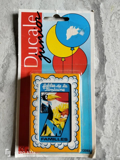Rare Old Game of 60 Family Quartet Cards Delachaux & Niestlé