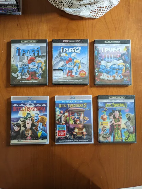 Saga Puffi E Hotel Transylvania In Blu Ray 3D E Blu Ray 4k