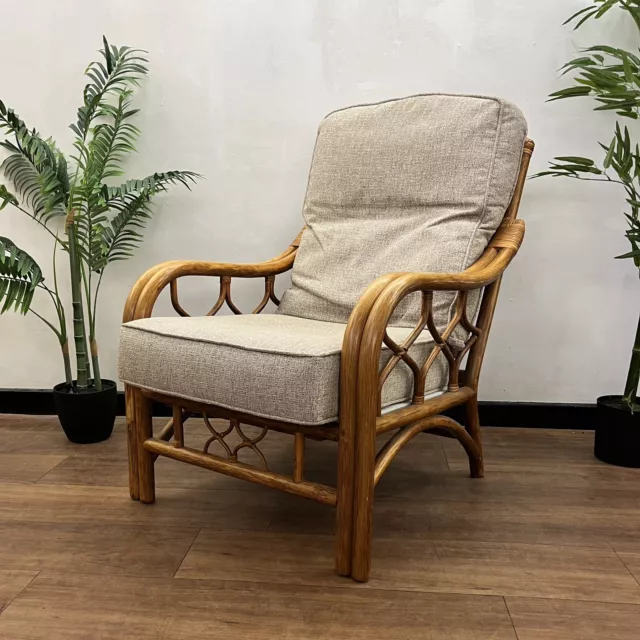 Bamboo conservatory chair cane Armchair rattan