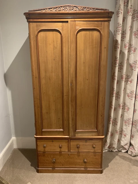 antique wardrobe with drawers