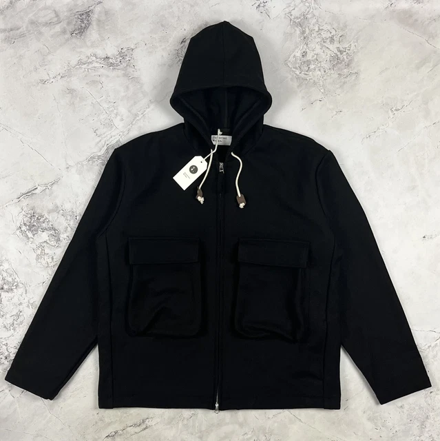 Universal Works ‘Hangout’ Black Wool Blend Jacket Size XL *BNWT* NEW RRP: £325