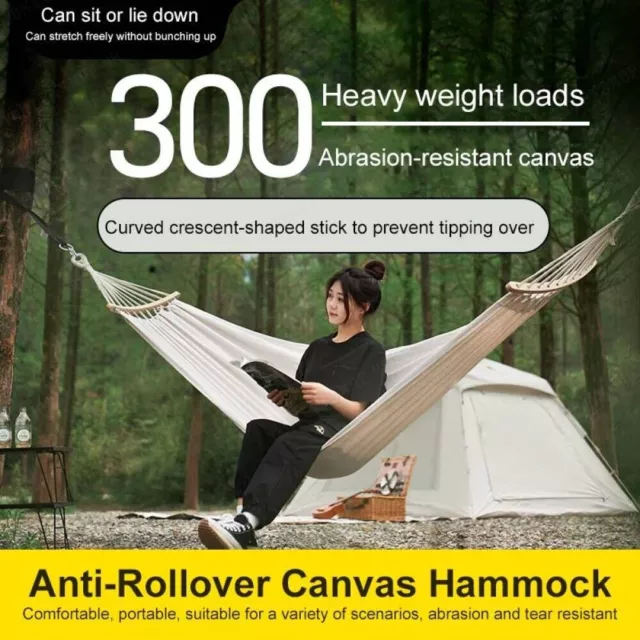 Hamaca para acampar al aire libre con mosquitera hogar cama colgante silla columpia