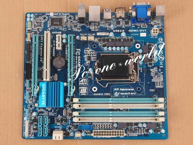 CARTE MÈRE GIGABYTE GA-H77M-D3H V1.0 Socket 1155 DDR3 Intel H77.