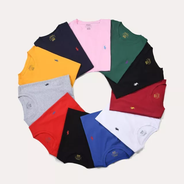 OVP Herren Polo Ralph Lauren Polo T Shirt Tops Shirts Rundhalsausschnitt S-XL