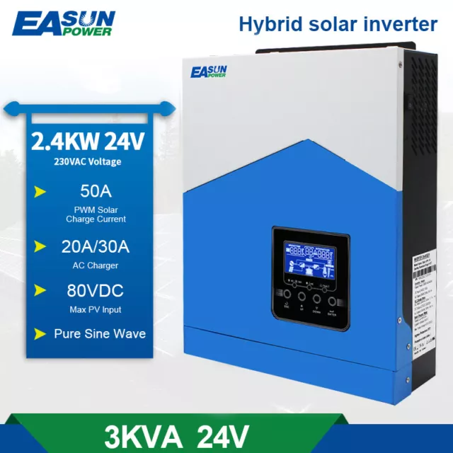 16800W Solar Wechselrichter Off-Grid Hybrid 48V MPPT 100A 1Phase&3Phase mit  WIFI