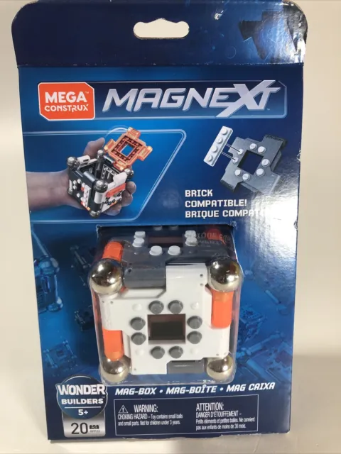 New - Mega Construx Magnext Mag-Box - Boys/Girls Toy Ages 5+ Brick Compatible