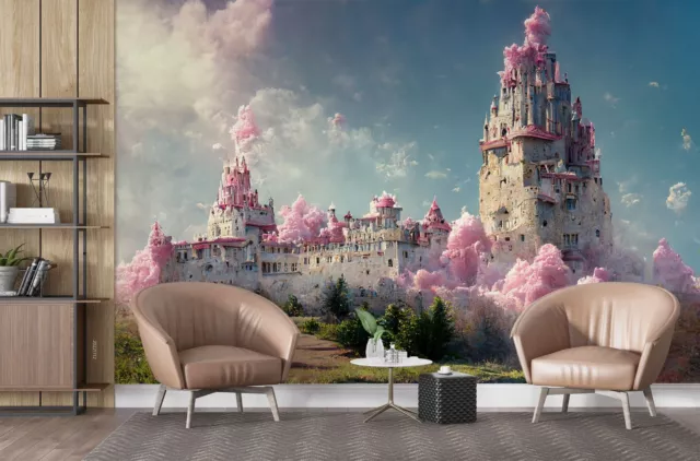 3D Fantasy Castle Wallpaper Wall Murals Removable Wallpaper 39 2