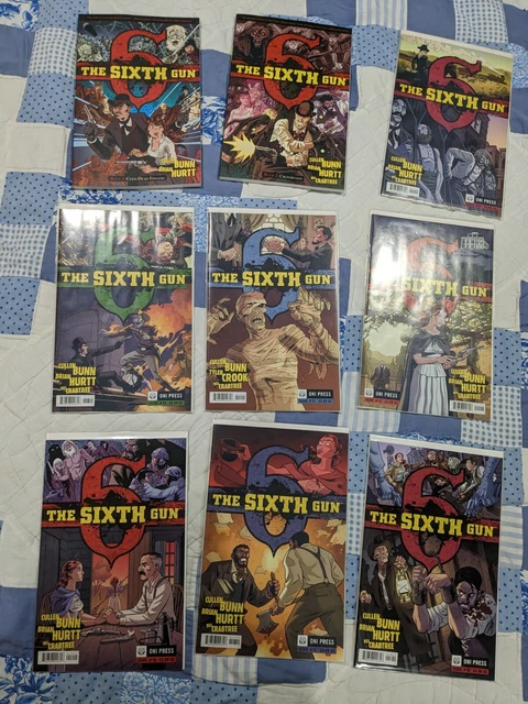 The Sixth Gun, by Cullen Bunn (complete set, but mixed format, ONI Press)