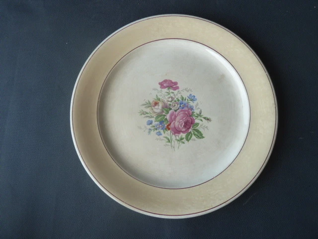 Camé Ancien En Céramique Française - Bijou Vintage Rare Et Joli - Occasion à Restaurer