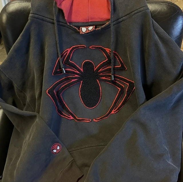 Vintage Spider-Man Hoodie Size Extra Large Marvel Comics 2001 Cartoon