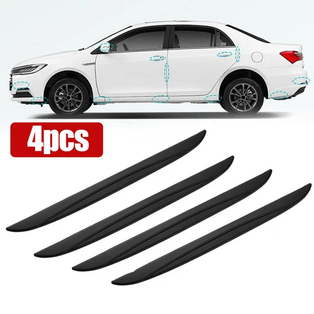 4pcs Car Door Bumper Guard Edge Anti-Scratch Protector Strip Sticker Accessories