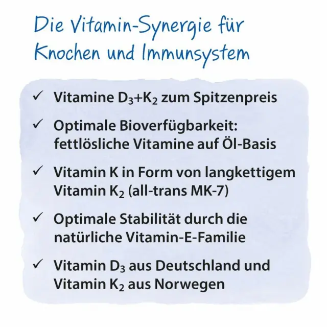 Dr. Jacob's Vitamin D3K2 Öl 20 ml 2