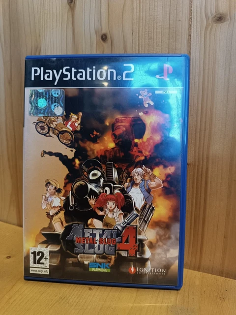Jeu Metal Slug 4 PS2 PAL IT Version Italienne Complète - Très Bon état