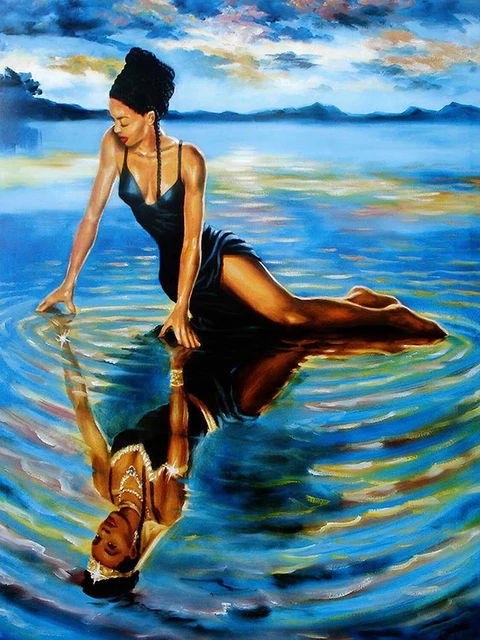 Goofong Diamond Painting Erwachsene Frau, DIY 5D Diamant Painting Bilder
