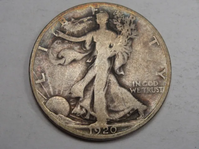 1920-D Walking LIBERTY Half Dollar. #40