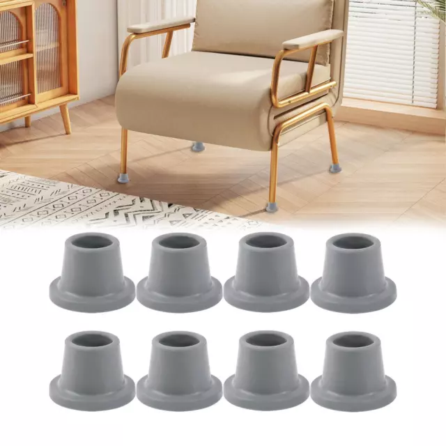 8Pcs Shower Chair Feet Shower Chair Leg Tips for Shower Toilet Seat Stool