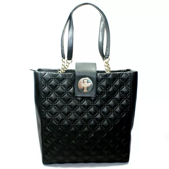 Kate Spade Astor Court Marlene Black Quilted Chain Handle Handbag Purse $110